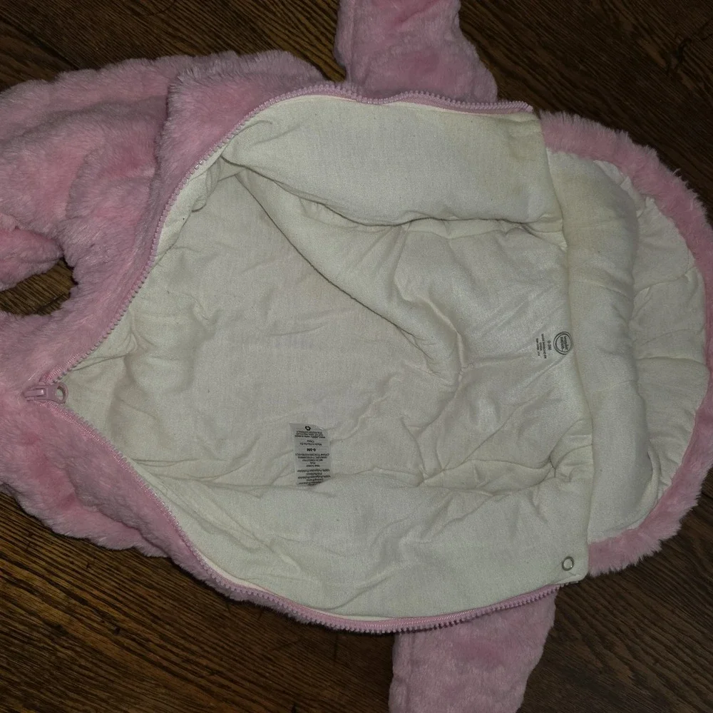 Pink 0/3 MO Wonder Nation Winter Outfit Soft Fluffy Warming Sack Infant Newborn